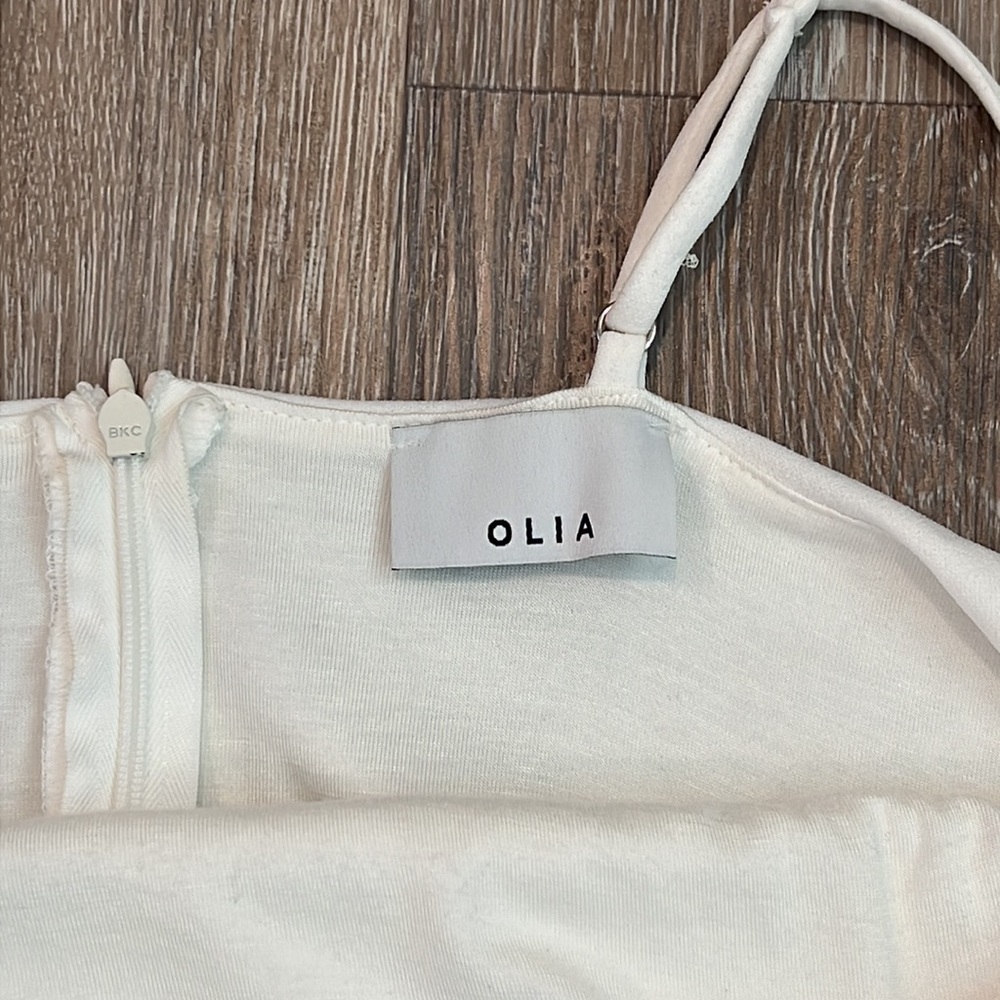 Spaghetti Strap Adjustable White Ruffled Mini Dre… - image 5